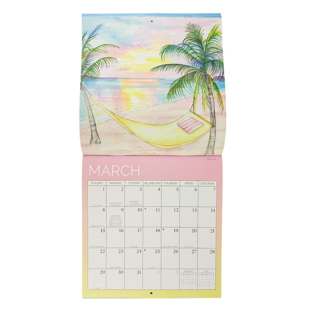 Vacation 2026 Wall Calendar Fifth Alternate Image