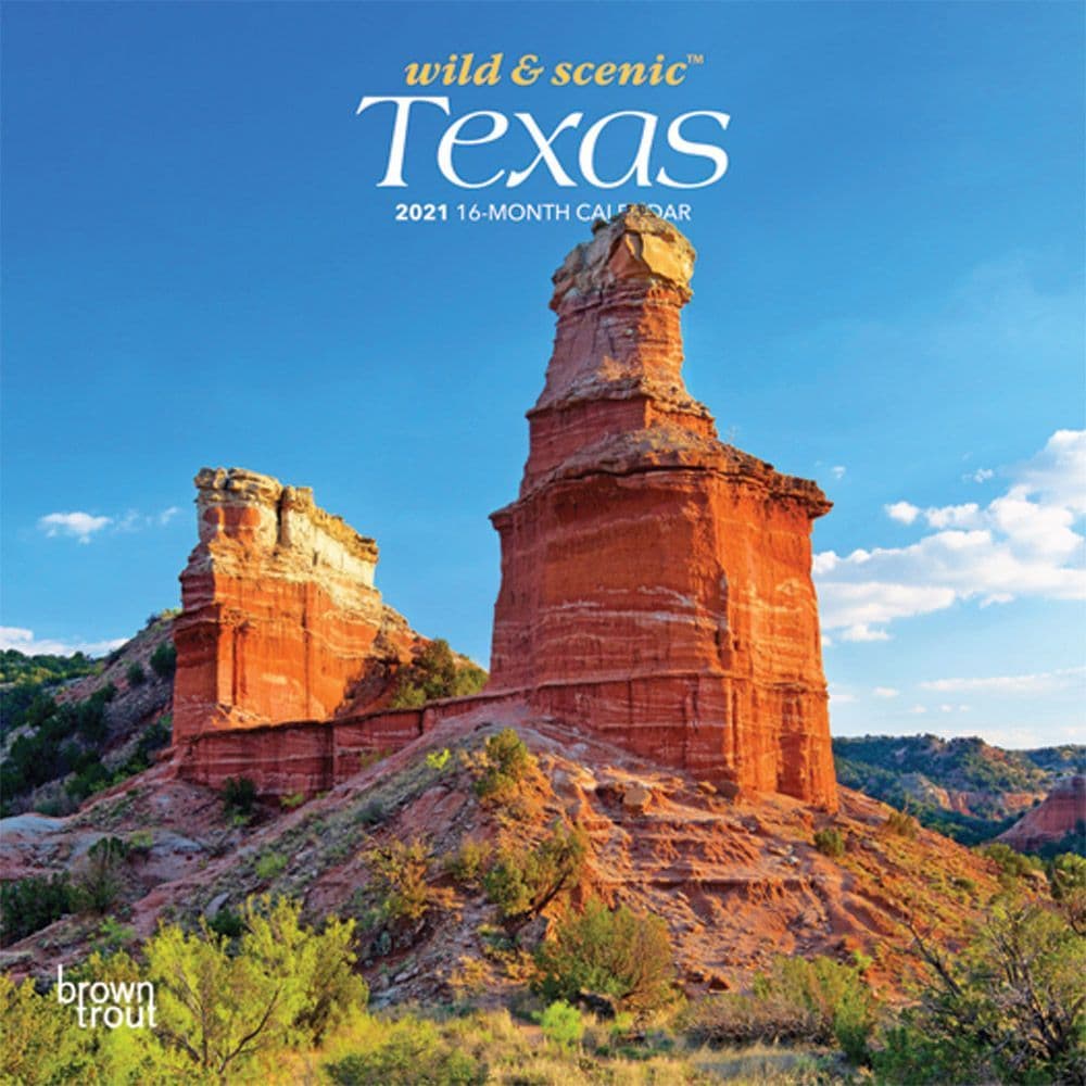 Texas Mini Wall Calendar