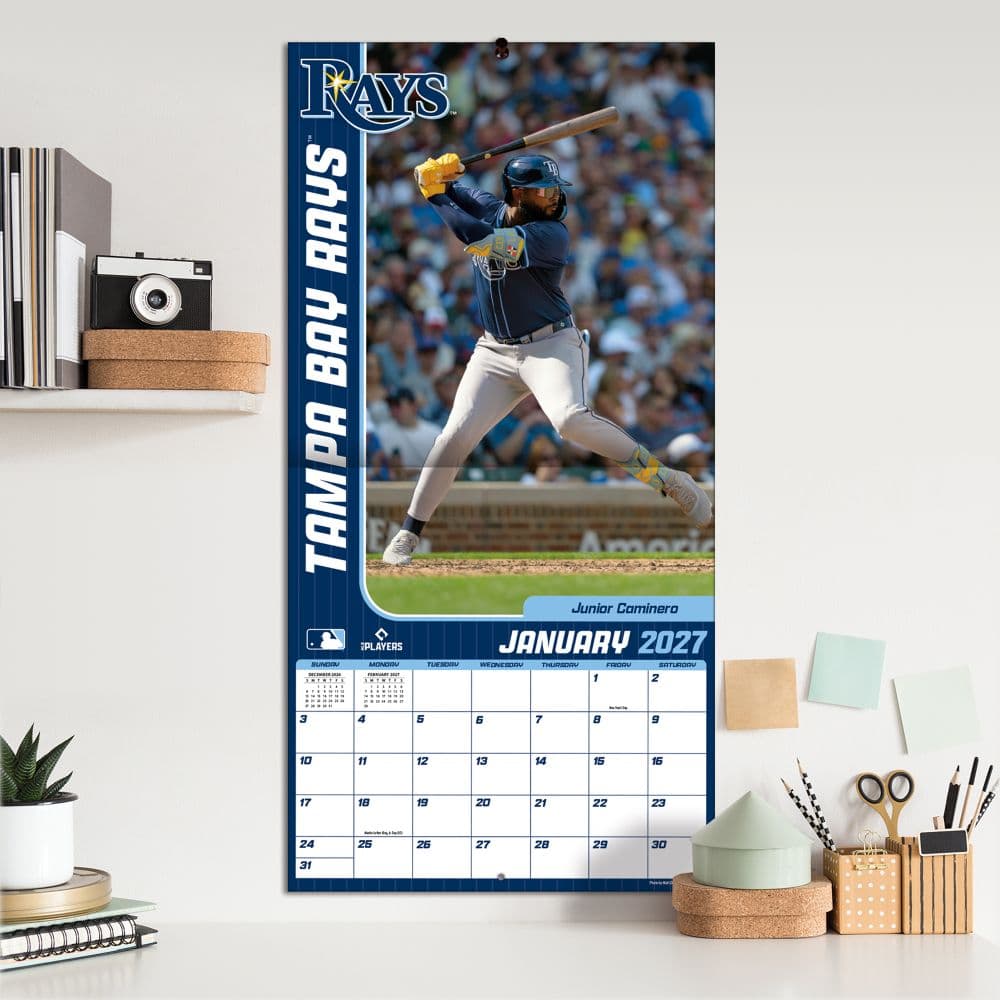 MLB Tampa Bay Rays 2027 Wall Calendar Fifth Alternate Image