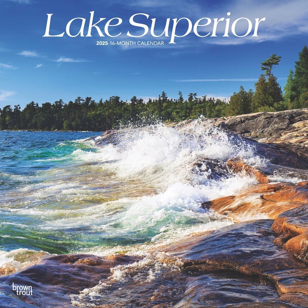 Lake Superior 2025 Wall Calendar