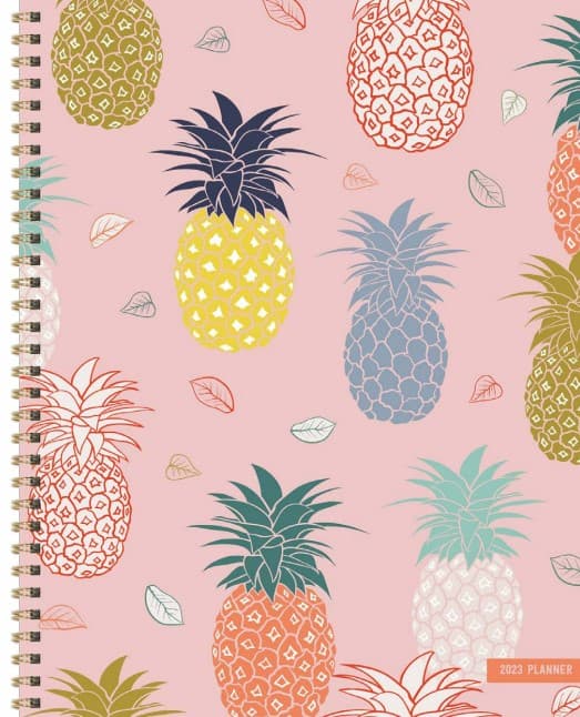TF Publishing Pineapples 2023 Large Daily Weekly Monthly Planner