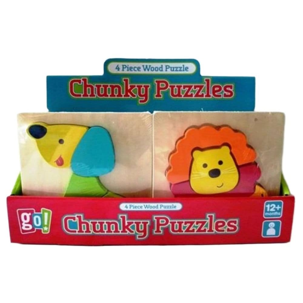 image Chunky 4 Piece Puzzle with Display - Styles May Vary Main Product Image