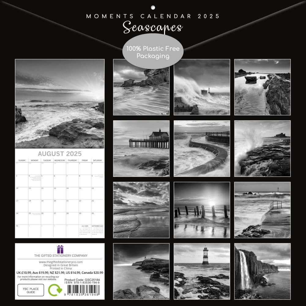 Seascapes 2025 Wall Calendar First Alternate Image width=&quot;1000&quot; height=&quot;1000&quot;