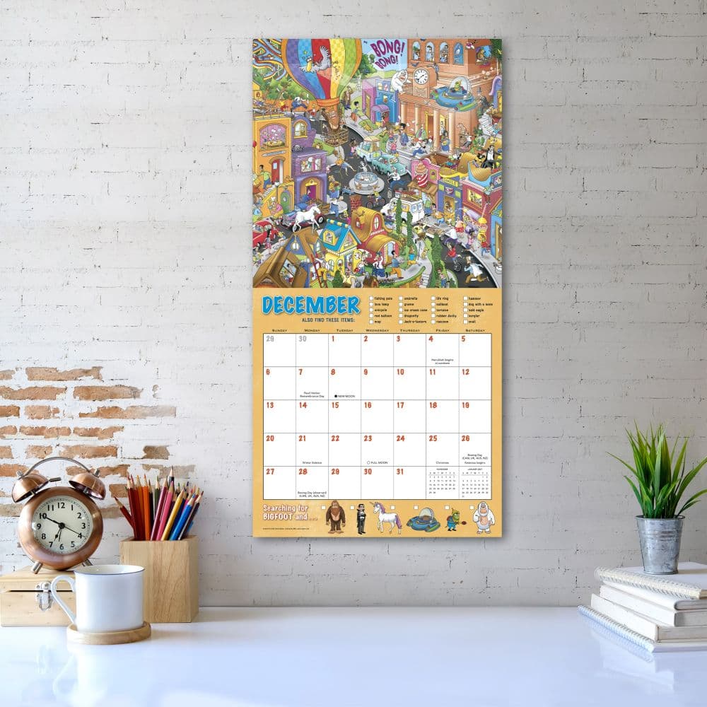 Searching For Bigfoot 2026 Wall Calendar Fourth Alternate Image