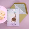 image Dancing Giraffe Birthday Card