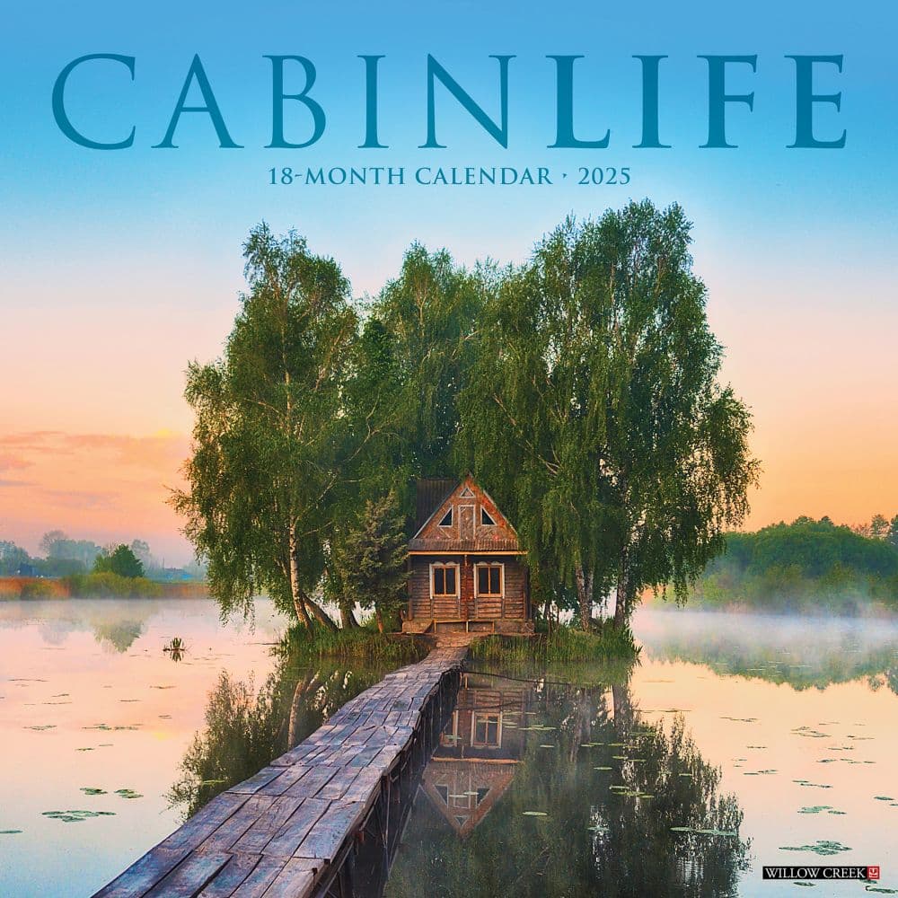 Winter Cabin 2025 Calendars For Sale Free Shipping 