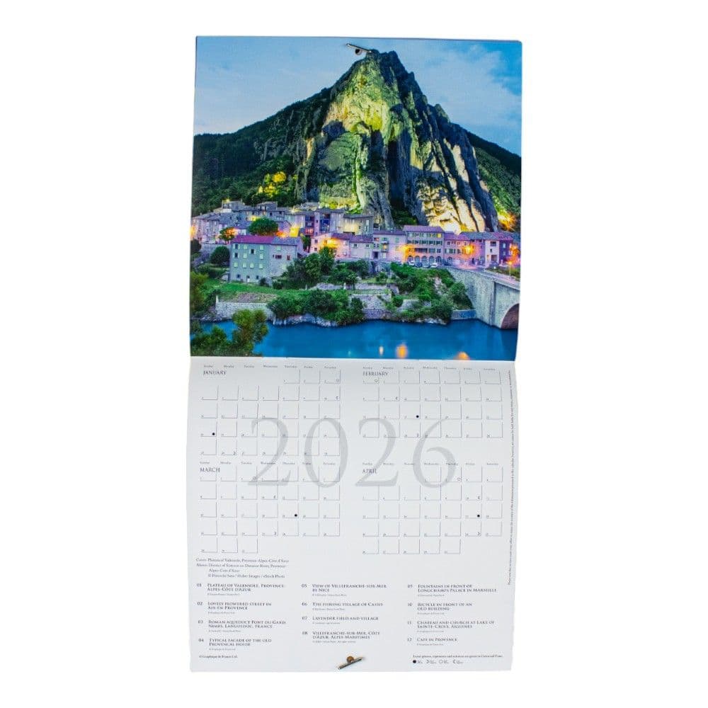 Provence 2025 Mini Wall Calendar Fourth Alternate Image