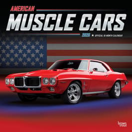 American Muscle Cars 2025 Wall Calendar