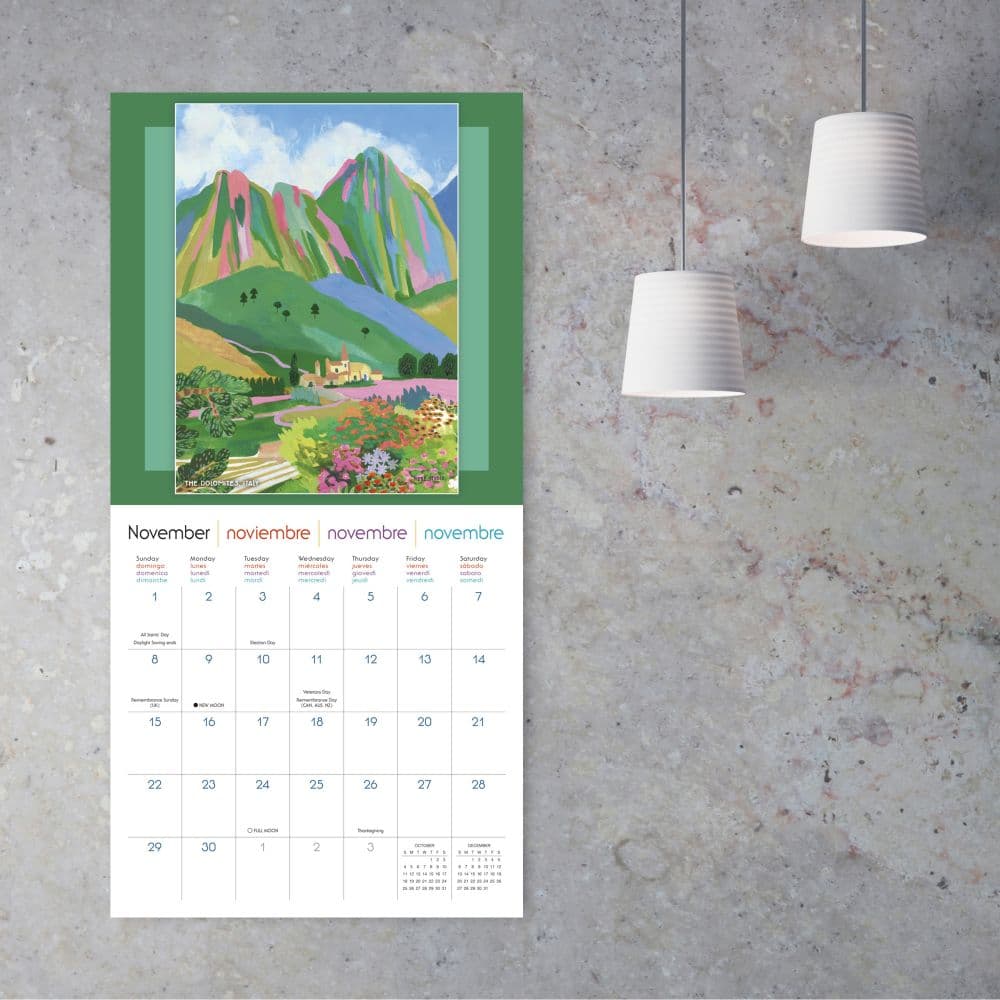 Colorful World Of Rhi James 2026 Wall Calendar Fourth Alternate Image