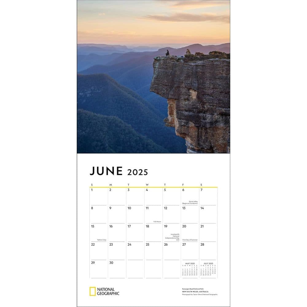 Hikes of a Lifetime 2025 Wall Calendar Second Alternate Image