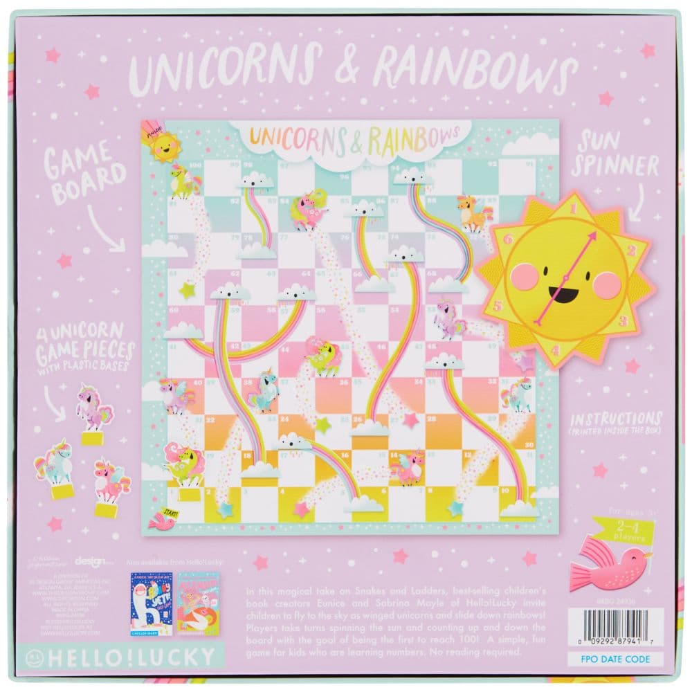 Hello Lucky Unicorns and Rainbows Game Alt1