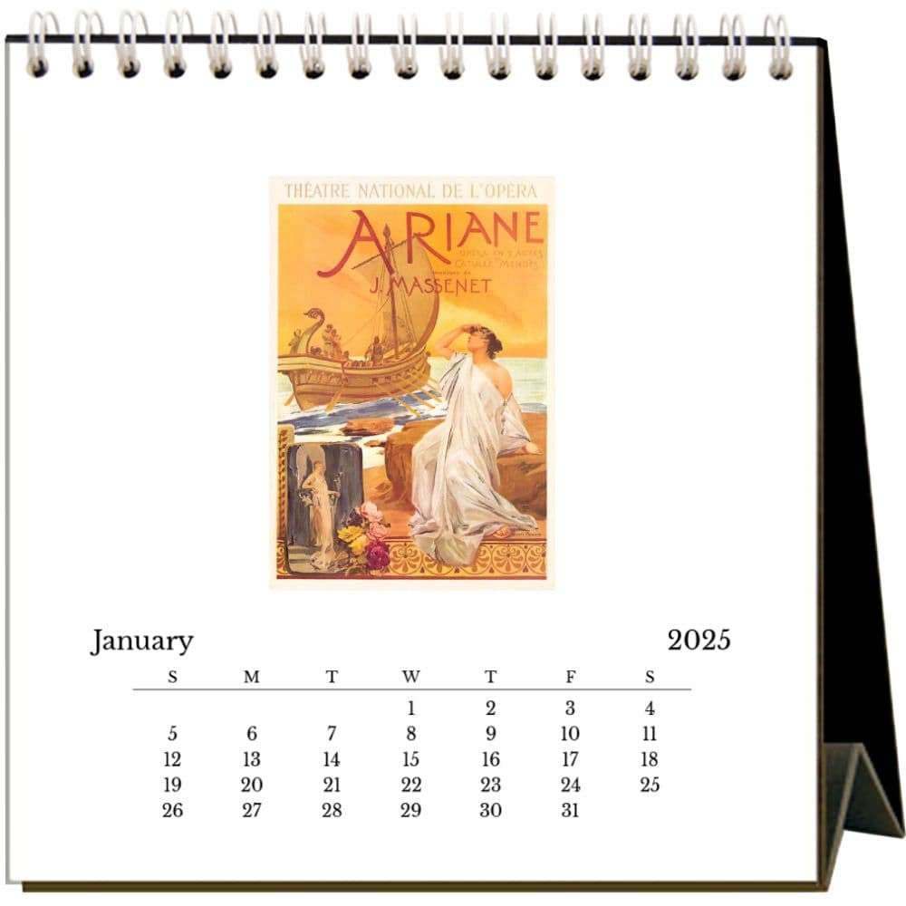 Music 2025 Easel Desk Calendar Second Alternate Image width="1000" height="1000"