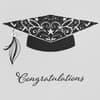 image Femme Grad Hat Graduation Card Fourth Alternate Image width=&quot;1000&quot; height=&quot;1000&quot;