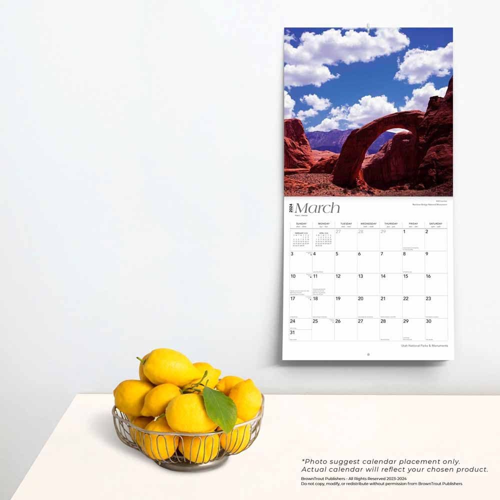 Utah Parks And Monuments 2024 Wall Calendar Third Alternate Image width=&quot;1000&quot; height=&quot;1000&quot;