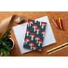 image Navy Mushrooms Classic Notebook