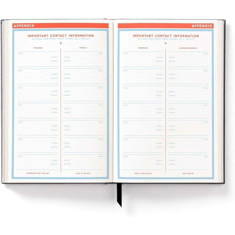 Perpetually Late Show Undated Planner Thirteenth Alternate Image