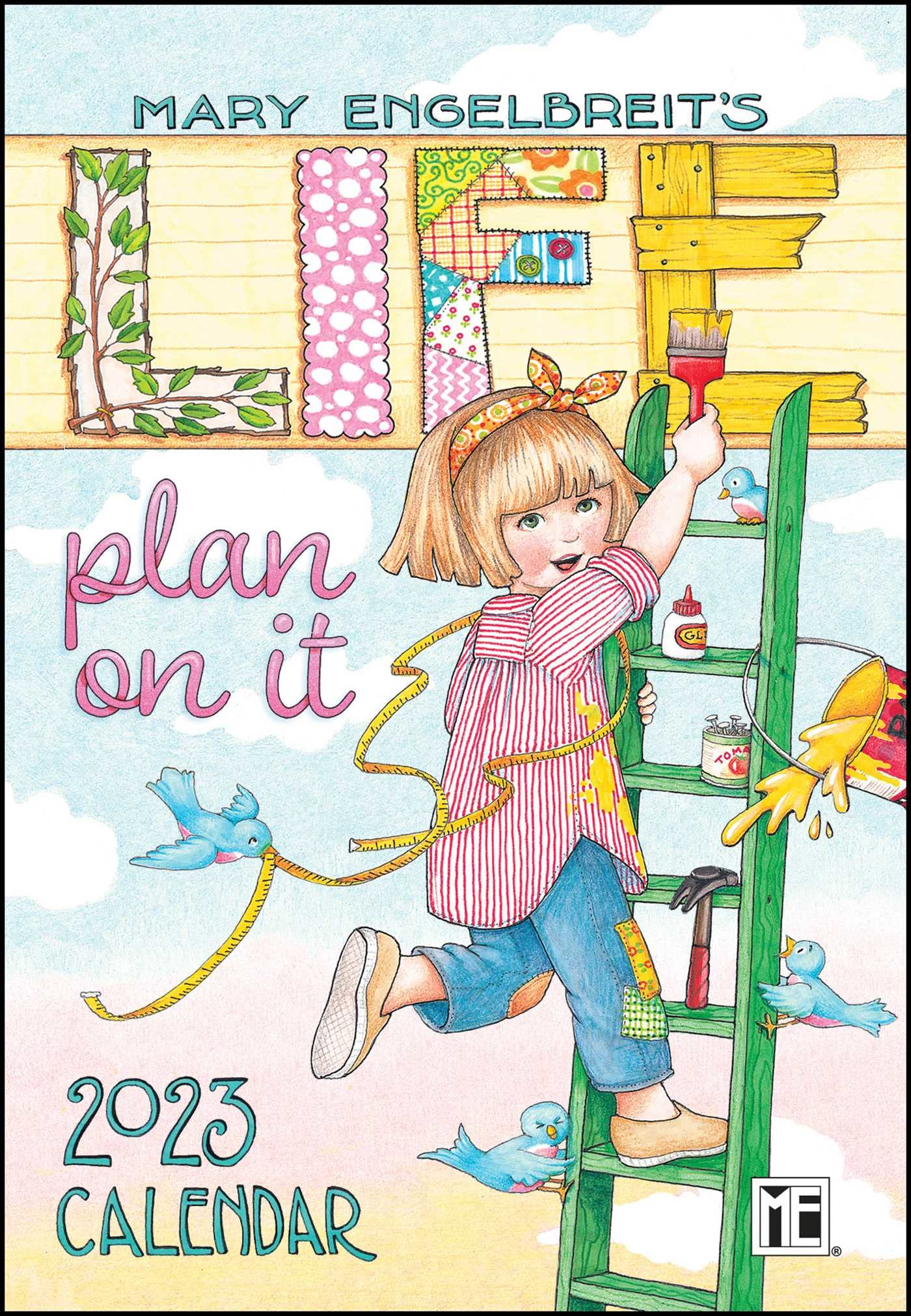 Mary Engelbreits 12-Month 2023 Monthly Pocket Planner Calendar