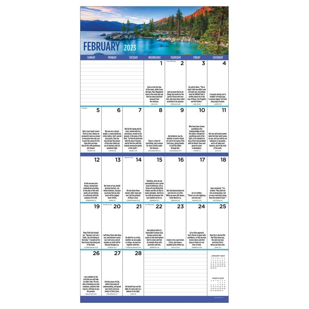 Daily Verse 2023 Wall Calendar - Calendars.com