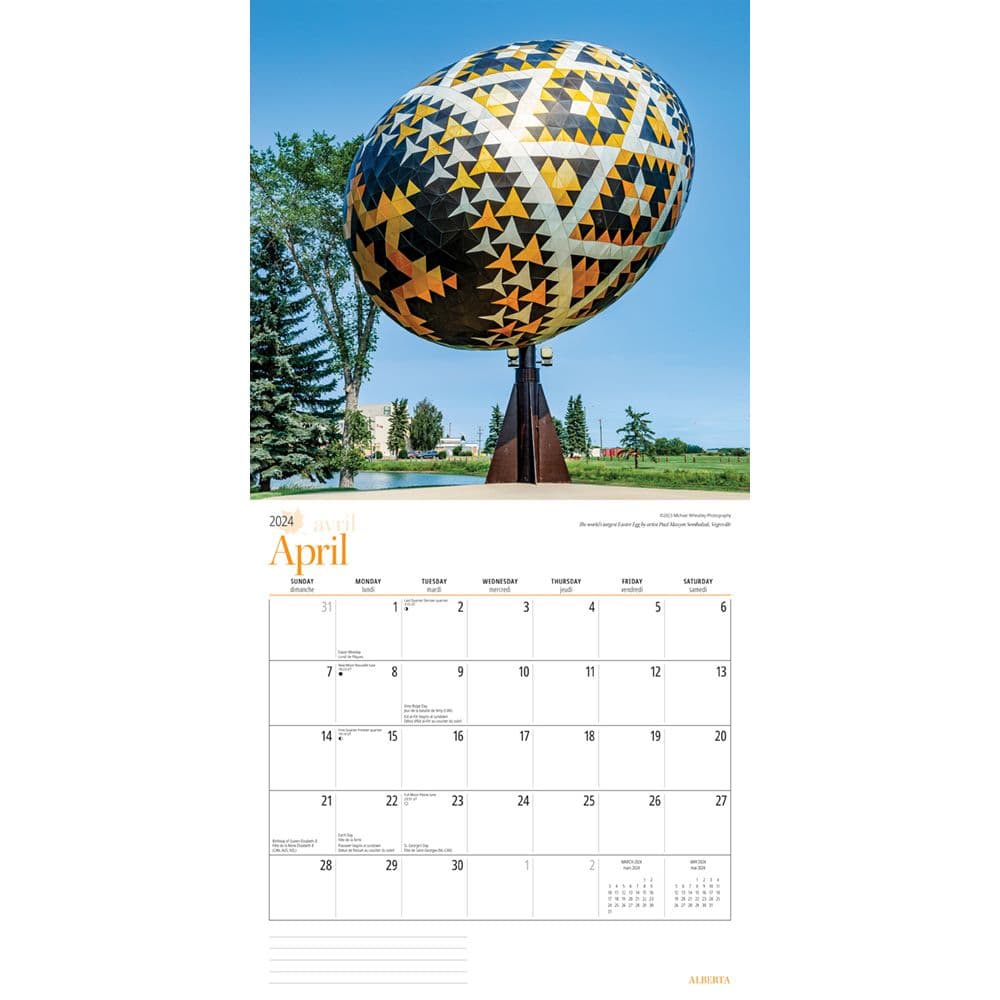 Alberta 2024 Wall Calendar