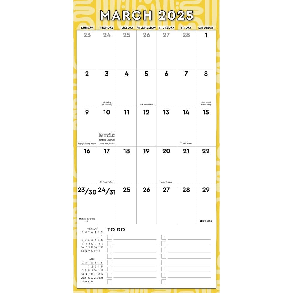 Great Big Grid 17 Month 2025 Wall Calendar Fourth Alternate Image width=&quot;1000&quot; height=&quot;1000&quot;