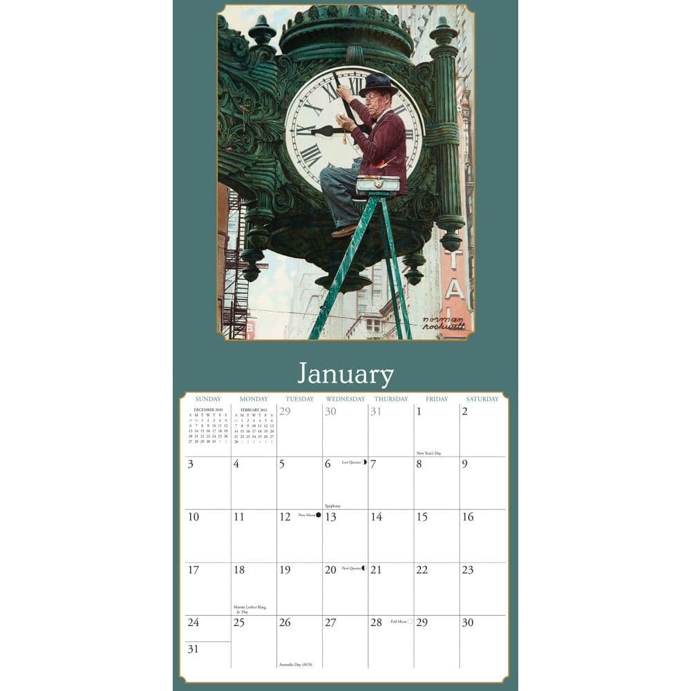 Rockwell Mini Wall Calendar - Calendars.com