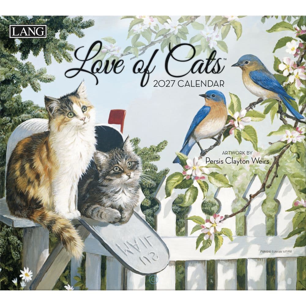 image Love of Cats 2027 Wall Calendar by Persis Clayton Weirs Main Product Image
