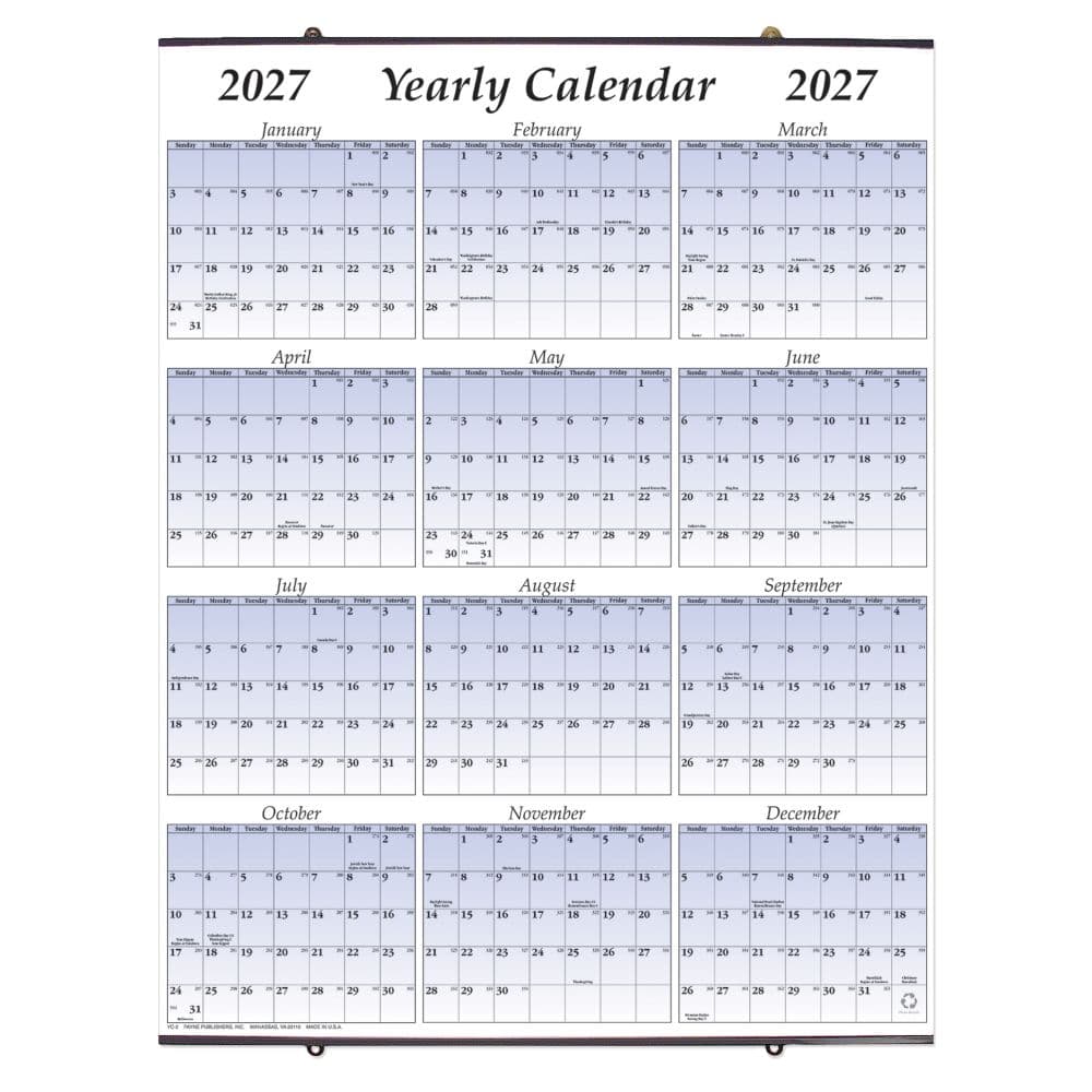 image Full Year 2027 Wall Calendar Main Product Image