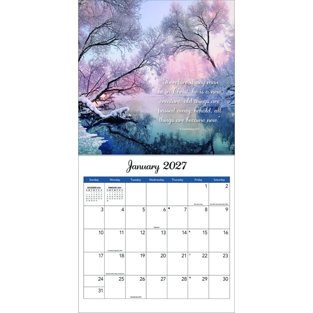 Bible Verses 2027 Mini Wall Calendar Third Alternate Image