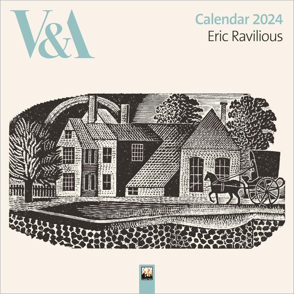 V&A Eric Ravilious 2024 Wall Calendar