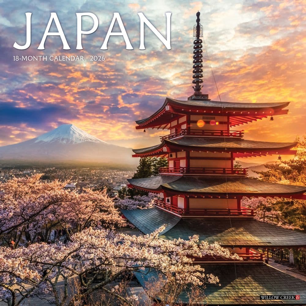 Japan 2026 Wall Calendar  Main Image
