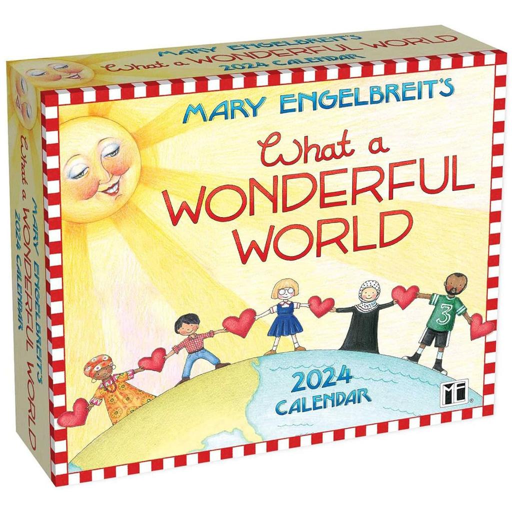 Mary Engelbreit 2024 Desk Calendar What a Wonderful World