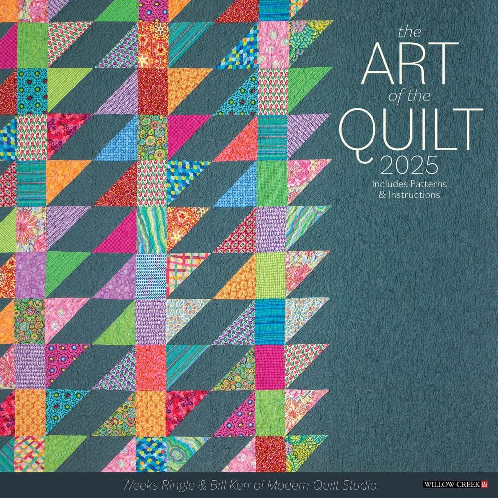 Art of Quilt 2025 Wall Calendar