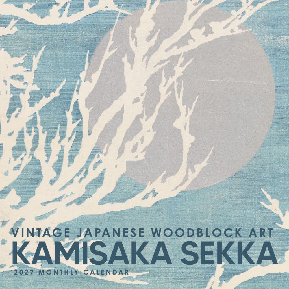 Kamisaka Sekka Vintage Japanese Art 2027 Wall Calendar Main Product Image