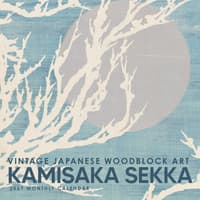 image Kamisaka Sekka Vintage Japanese Art 2027 Wall Calendar Main Product Image