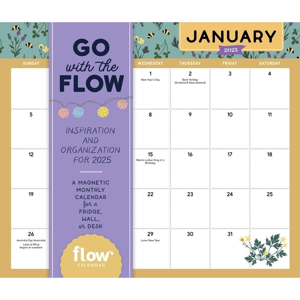 Go With the Flow 2025 Calendar