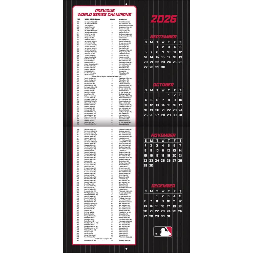 MLB Cincinnati Reds 2027 Wall Calendar Second Alternate Image