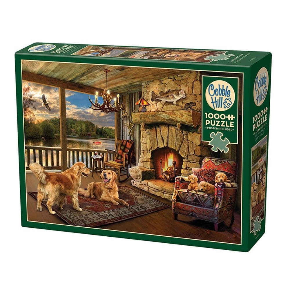 Lakeside Cabin 1000pc Puzzle Main Product Image width=&quot;1000&quot; height=&quot;1000&quot;