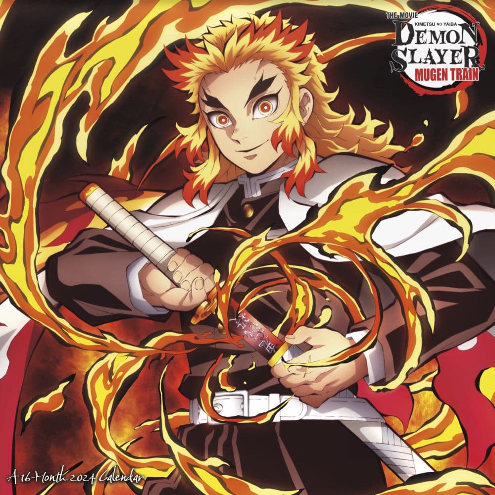 Demon Slayer Kimetsu no Yaiba 2024 Wall Calendar - Calendars.com