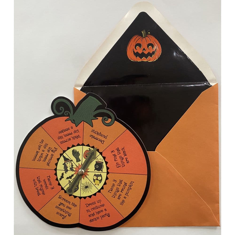 image Pumpkin Spinner Game Halloween Card Main Image