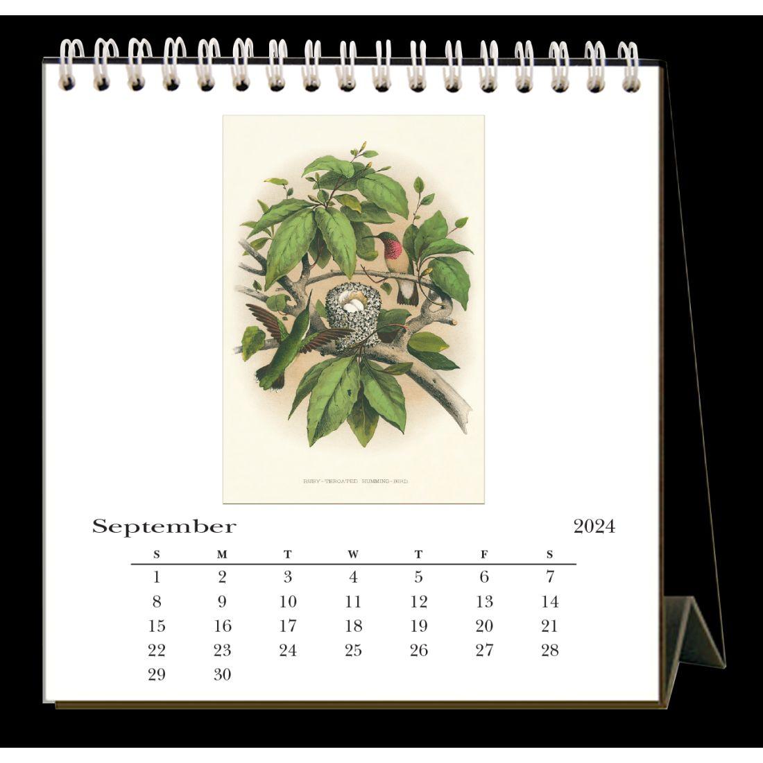 Nests 2024 Easel Desk Calendar