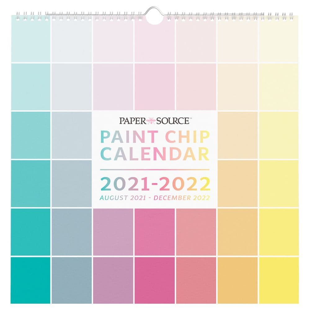 Paint Chip 2022 Wall Calendar