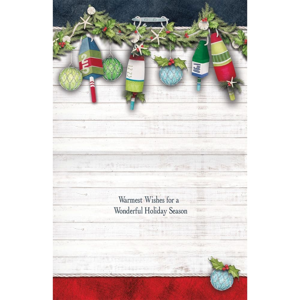 Sea Greetings Boxed Christmas Cards by Nicole Tamarin Alternate Image 1