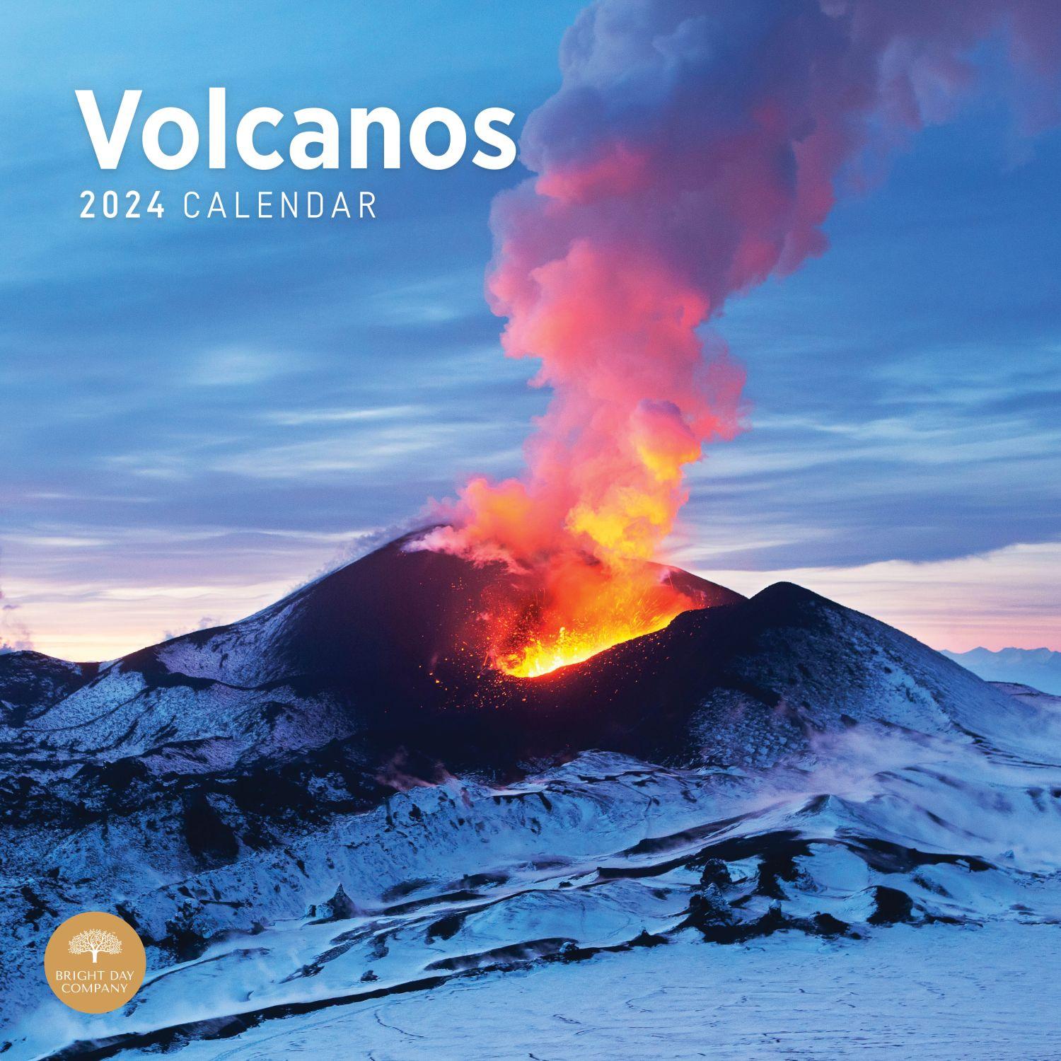 Volcanoes 2024 Wall Calendar - Calendars.com
