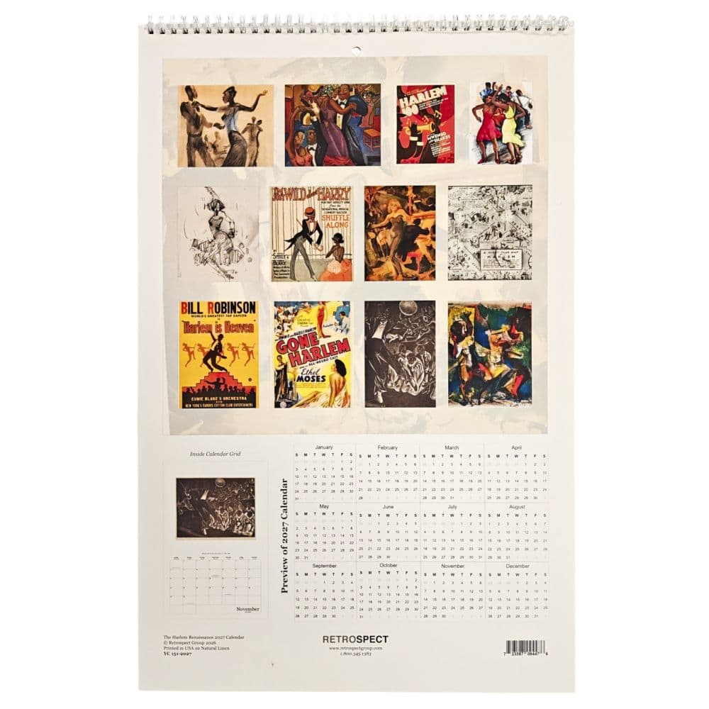 Harlem Renaissance 2027 Wall Calendar First Alternate Image