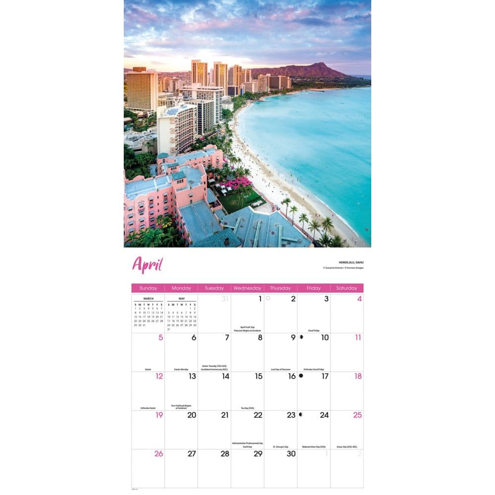 Hawaii 2026 Wall Calendar Third Alternate Image