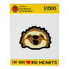 image Tiny Headed Sticker Sloth Head