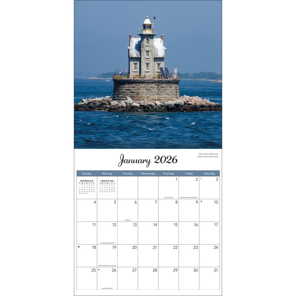 Lighthouses 2026 Wall Calendar_ALT3