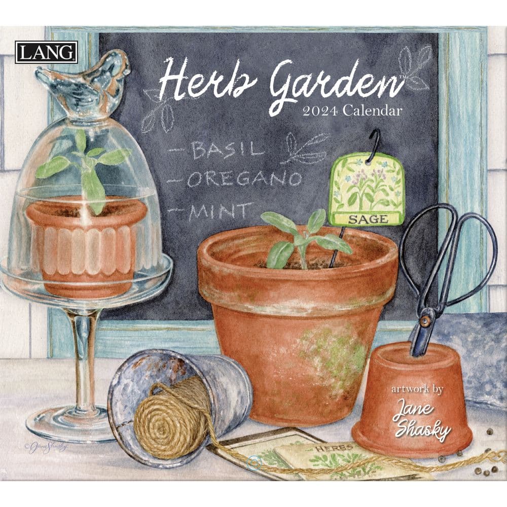 Herb Garden 2024 Wall Calendar