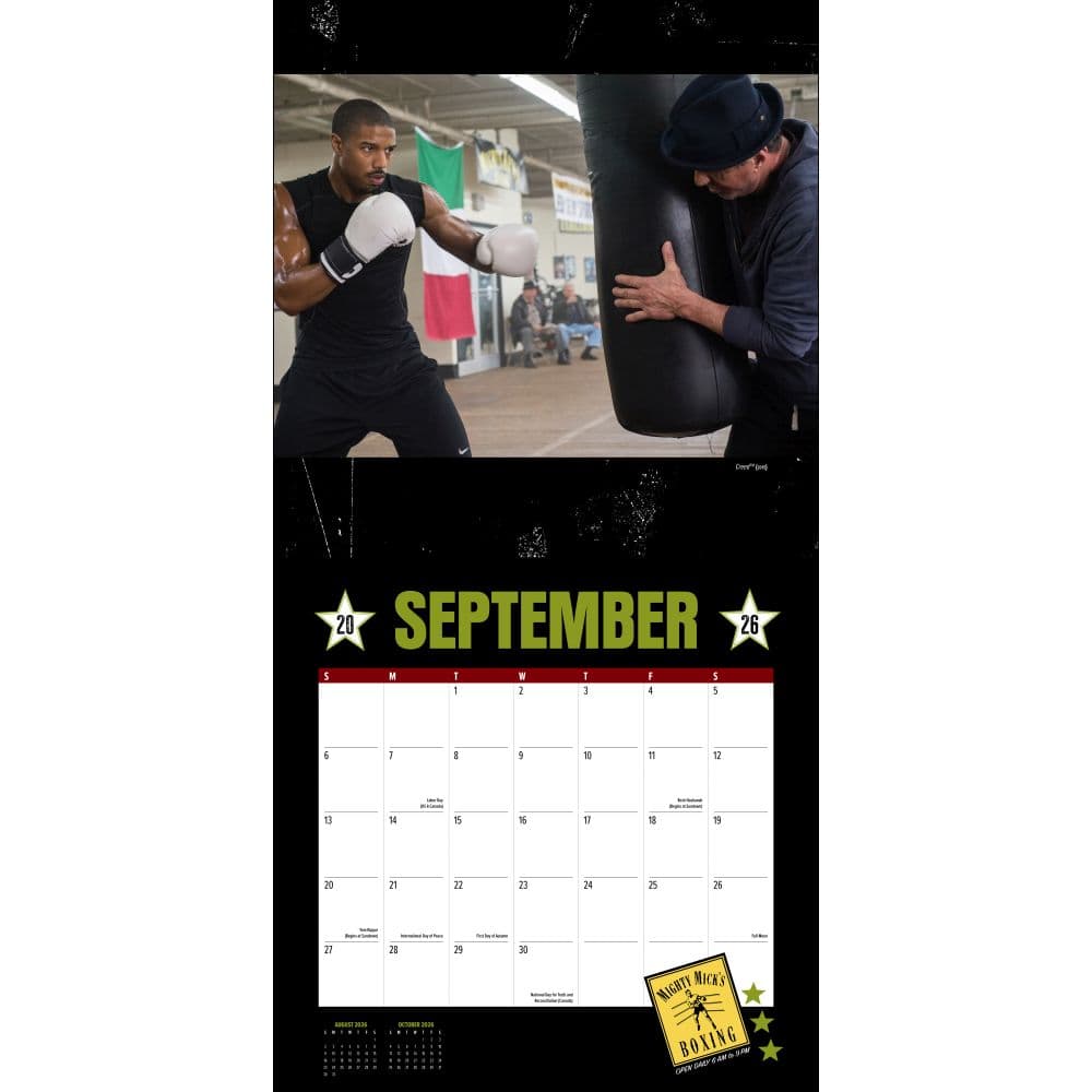 Creed 2026 Wall Calendar Fourth Alternate Image