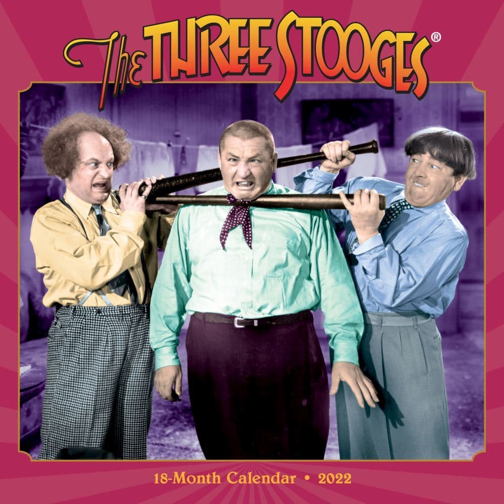 Three Stooges 2022 Mini Wall Calendar